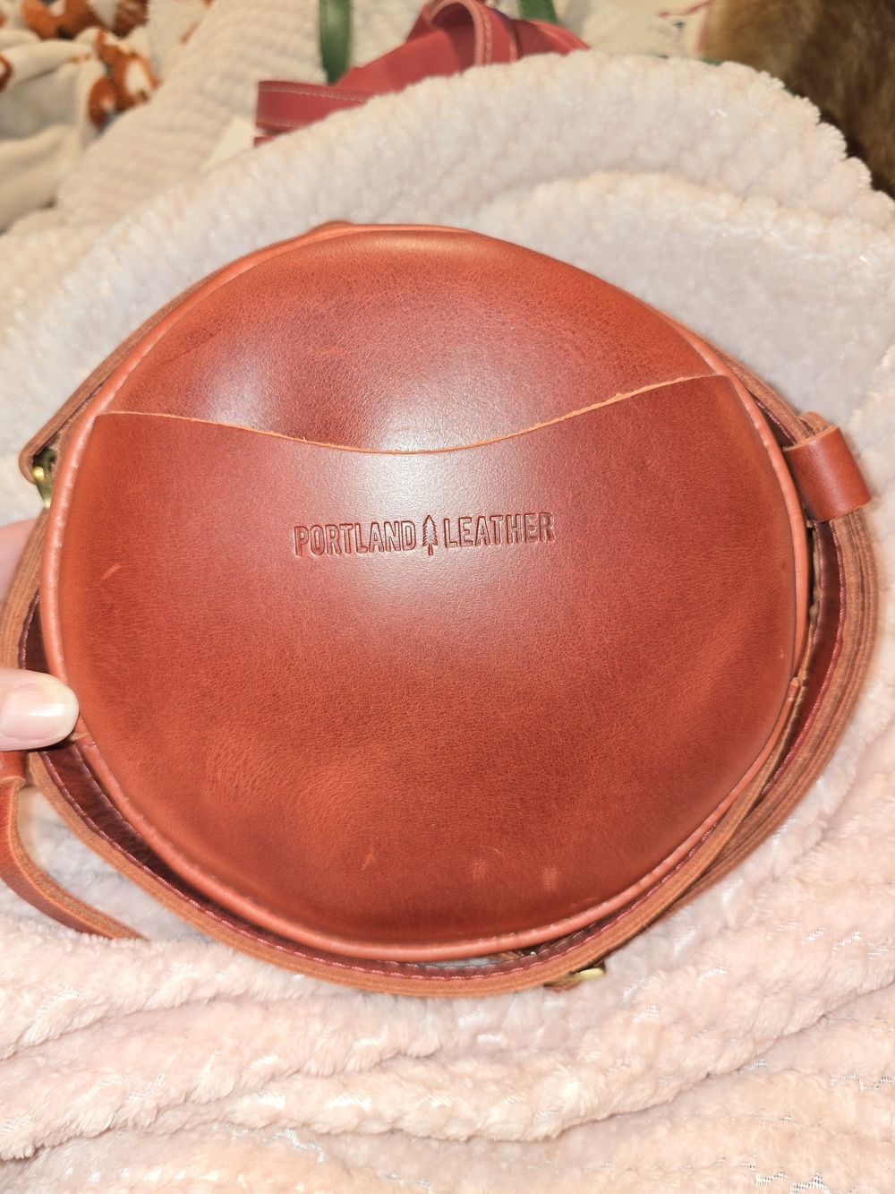 Portland Leather Small Rosso Circle - Picture 6 of 6